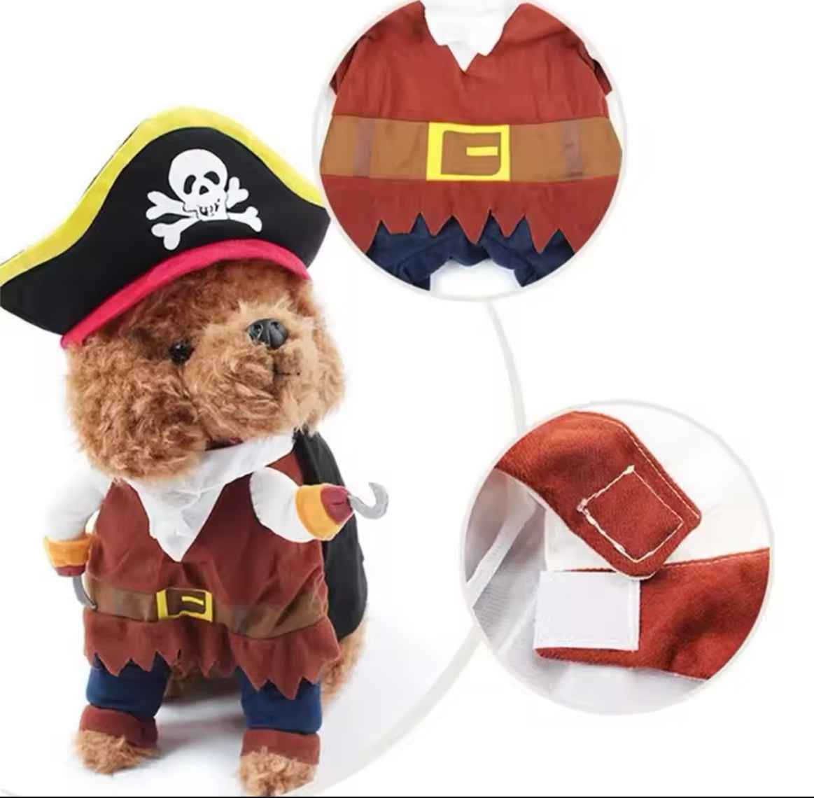 Pirate Halloween Dog Costume – Spooky Adventure Outfit for Dogs