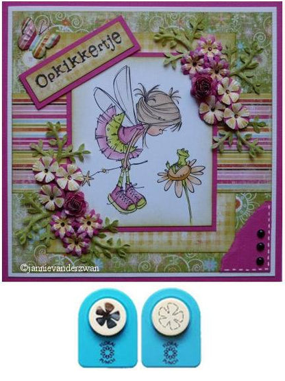 Floral Punch Small 5 pedal Flower