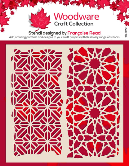 Woodware Arabian 6 in x 6 in Stencil