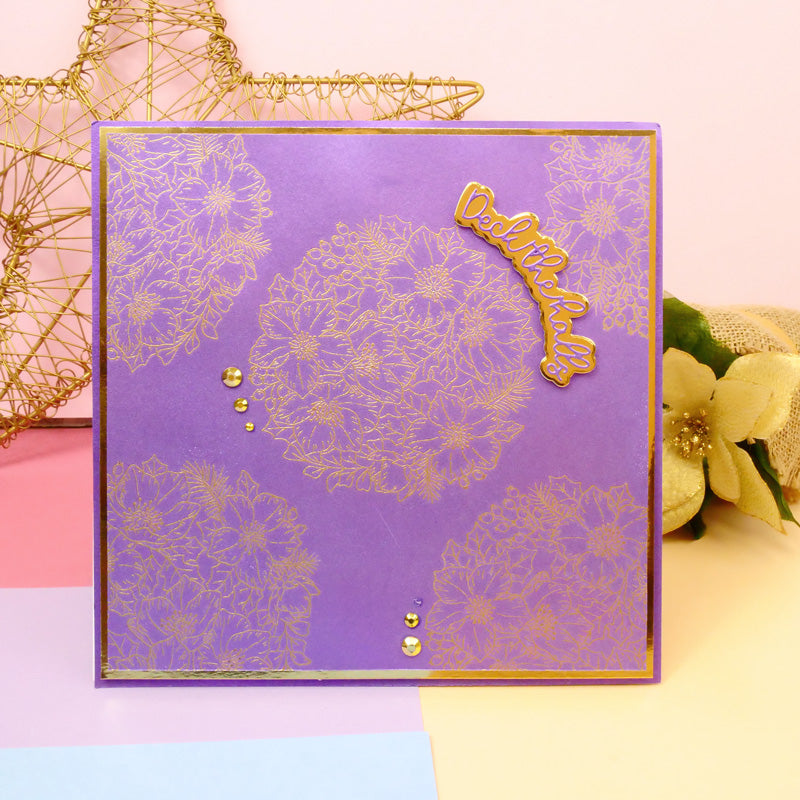 For the Love of Stamps - A Circle of Christmas Roses