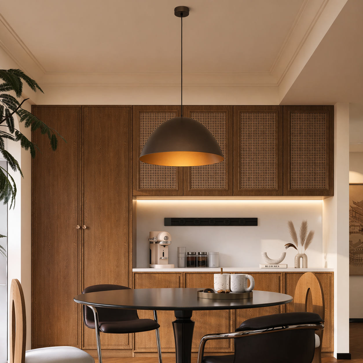 FARO Large Dome Pendant Light for Kitchen Island & Dining Table - AURABAGS SHOP