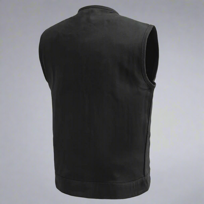 First MFG Co. Men's Motorcycle Twill Vest