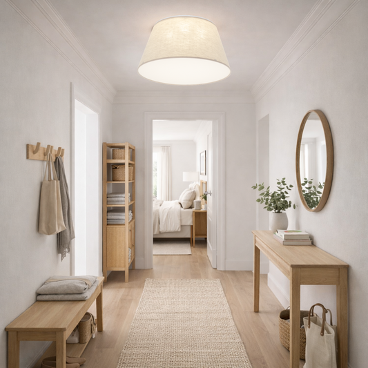 FORMO Linen Flush Mount Light - AURABAGS SHOP