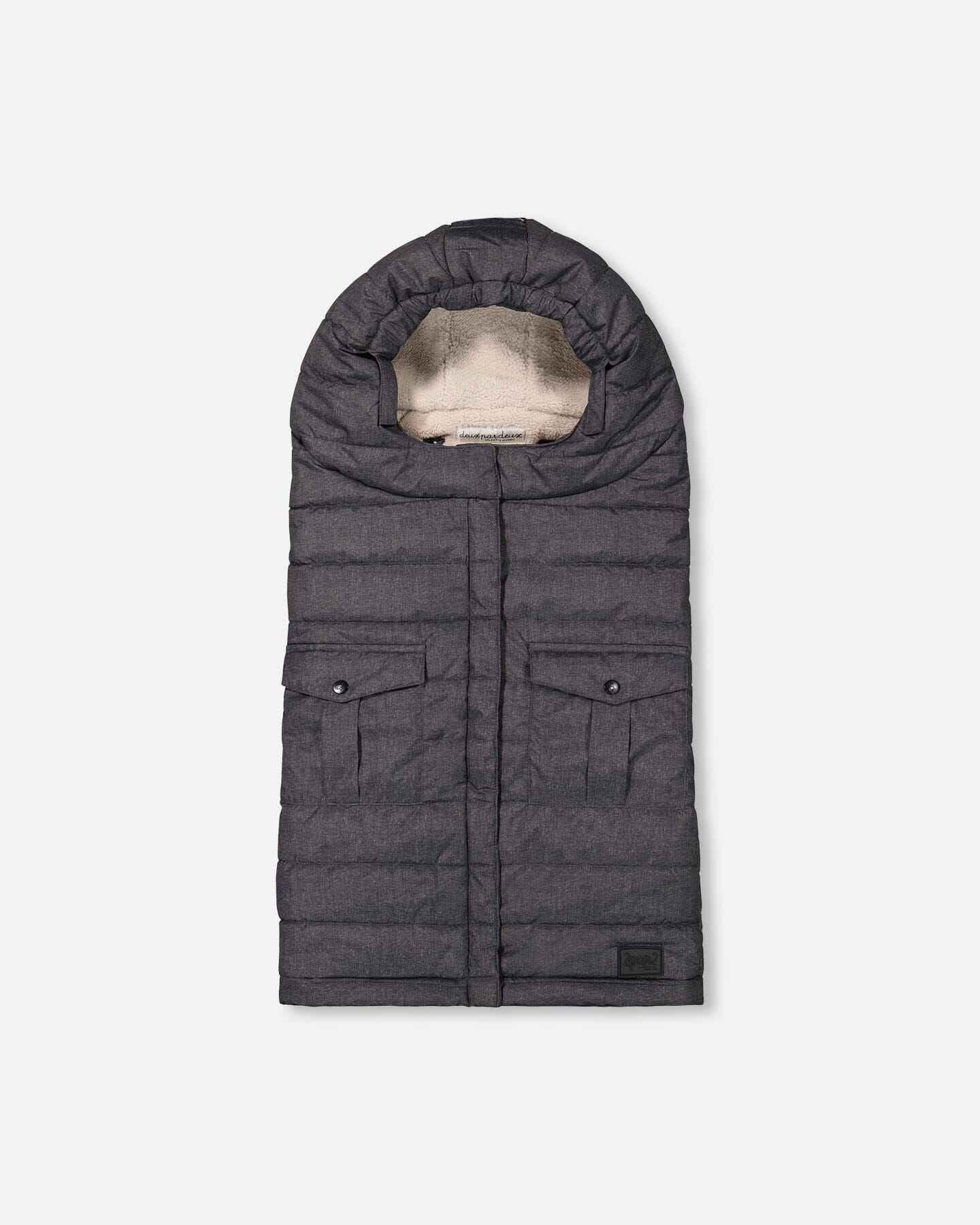 Evolutive Baby Footmuff Textured Gray