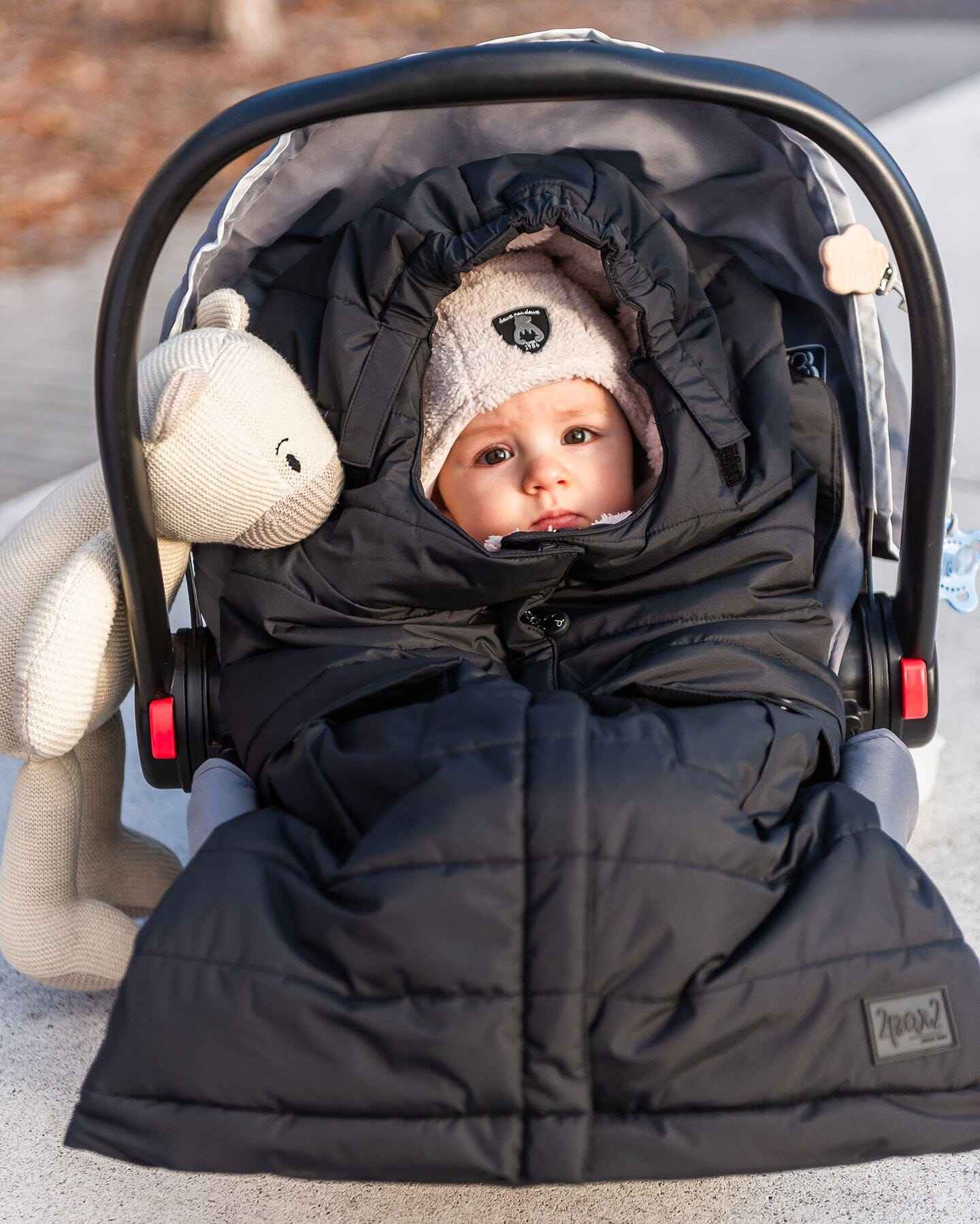 Evolutive Baby Footmuff Silver White