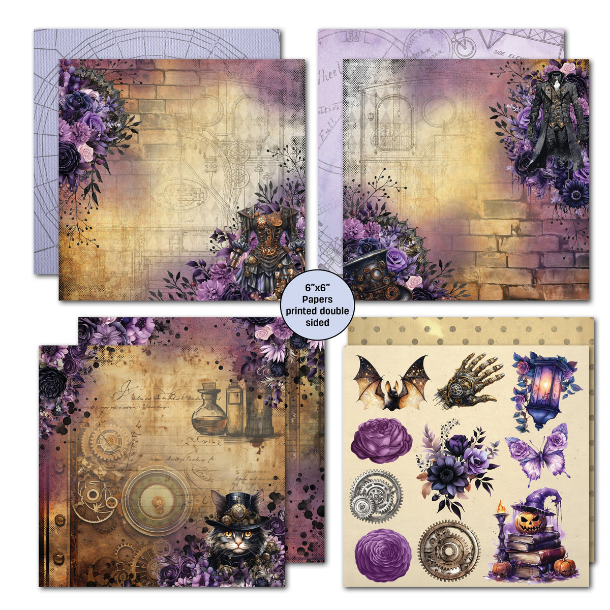 3Quarter Designs Gothic Innovation 6x6 Paper Pack
