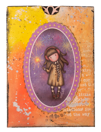 SAN Craft Set Paper, Stickers & Glitter Gorjuss Essentials 203x203x3mm 15 SH nr.03