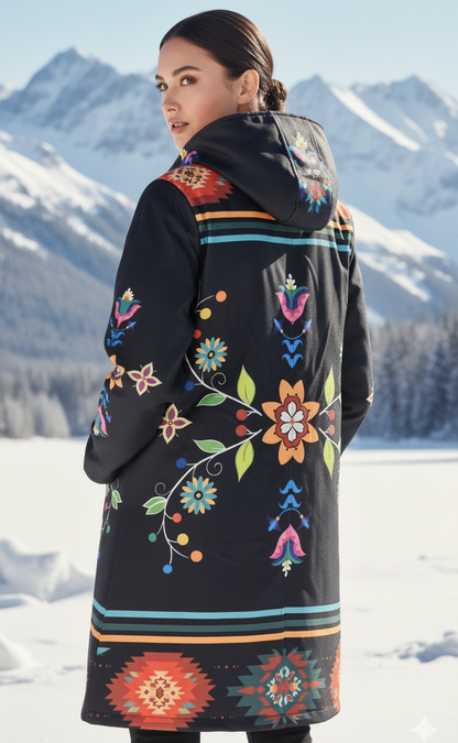 OLDTRIBES™ Sacred Bloom Long Coat
