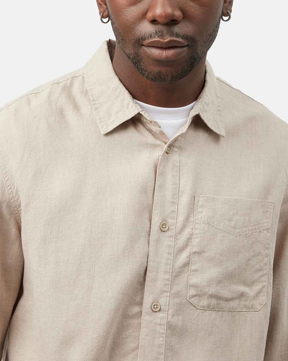 Hemp Button Front Shirt