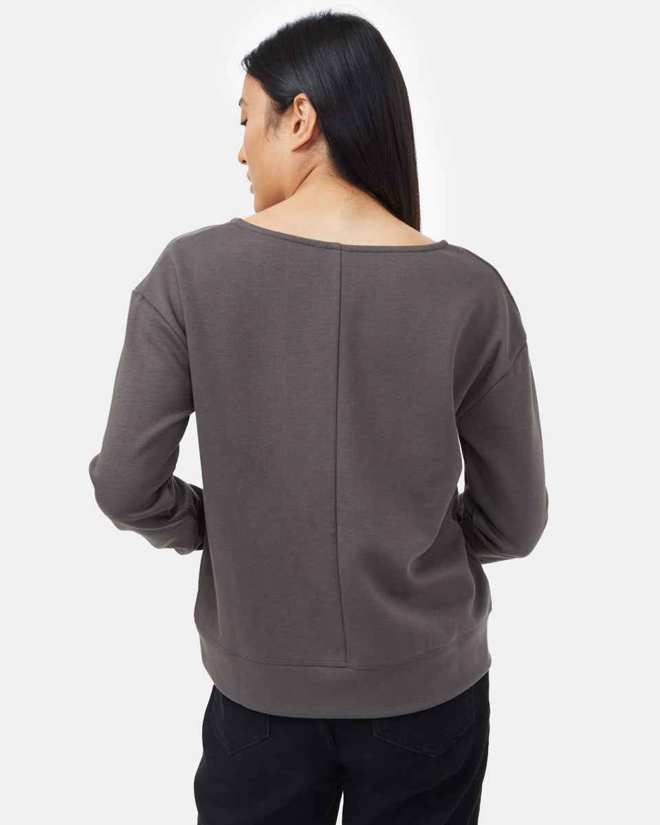 Ponte V-Neck Top