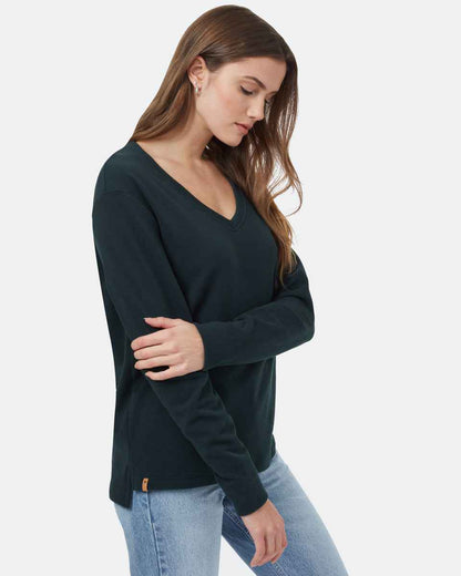 Luxe V-Neck Fleece