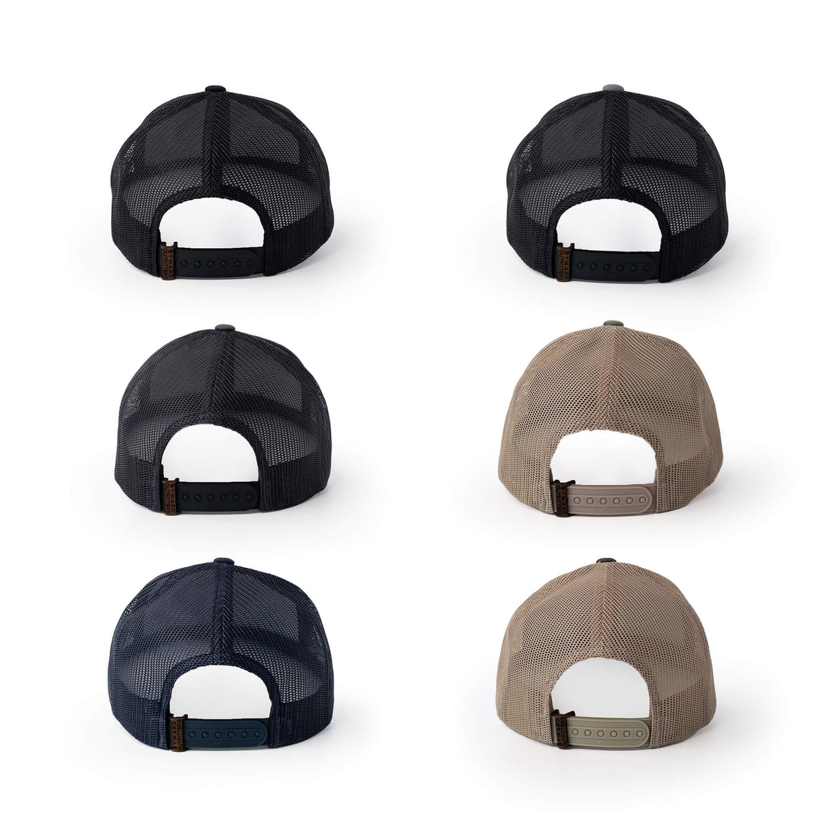 Mountain Escape Leather Patch Trucker Hat