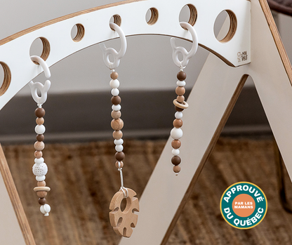 Holzspielplatz für Babys - Der Mini-Sportler