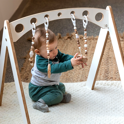 Holzspielplatz für Babys - Der Mini-Sportler