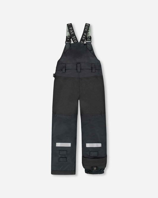 Solid Play Overall Snow Bib Black