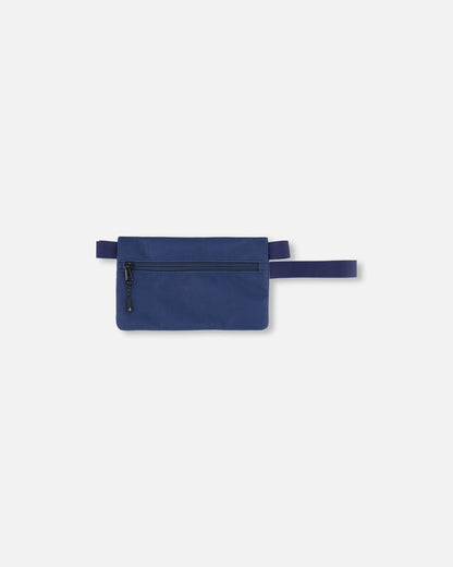 Double Pencil Case Blue And Beige Gradient