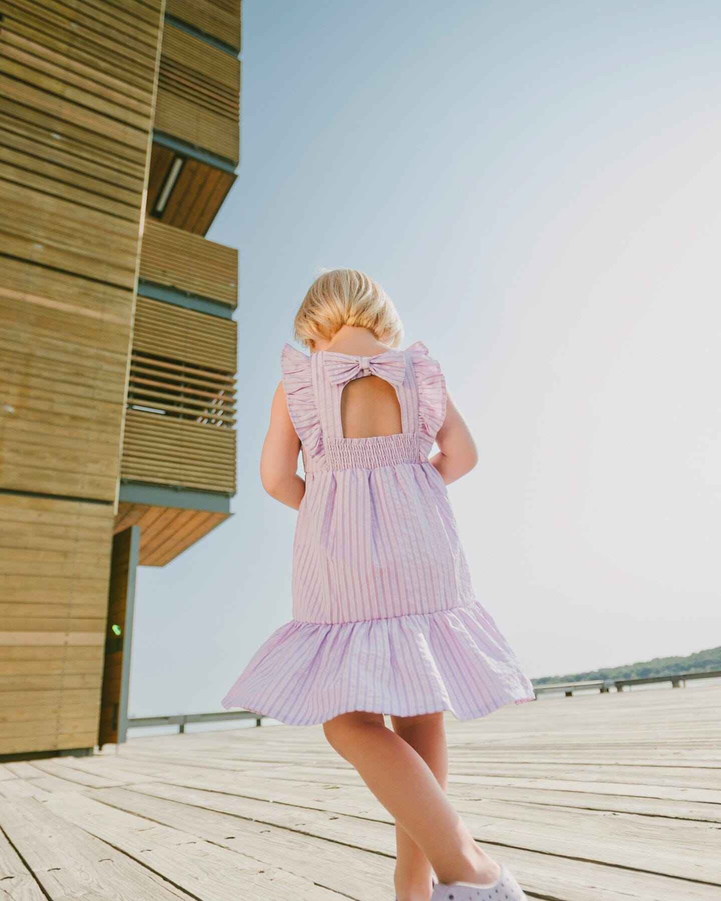 Striped Dress Lavender