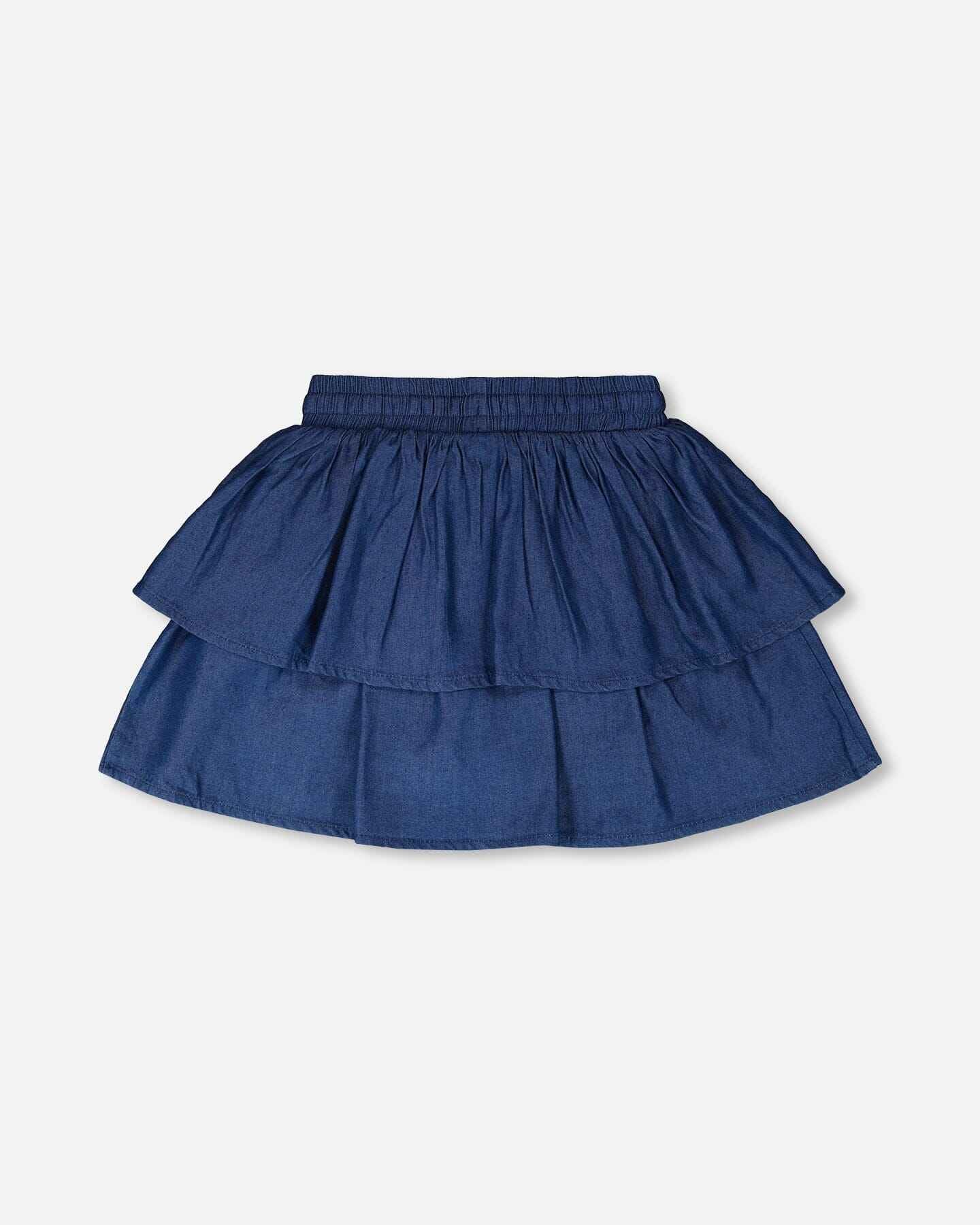 Blue Chambray Skort