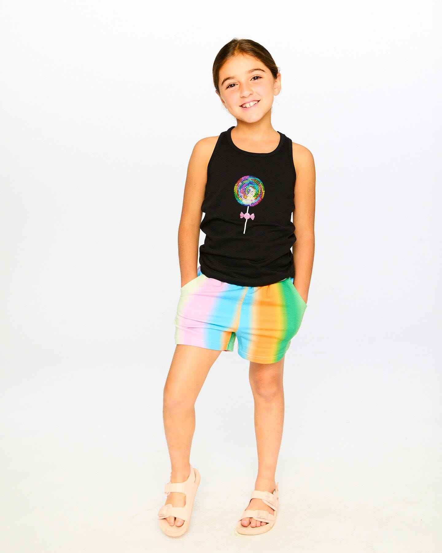 Organic Cotton Jersey Tank Top Black