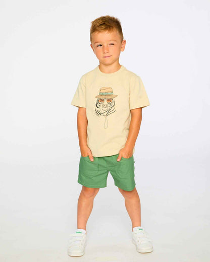 Organic Cotton Short Sleeve T-Shirt Off White