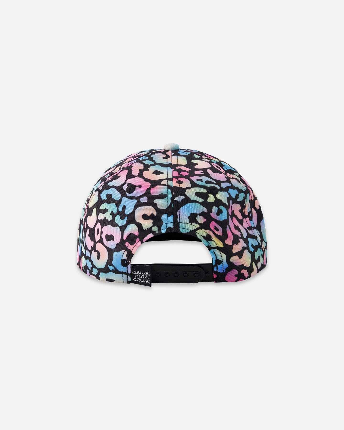 Cap Black Animal Print