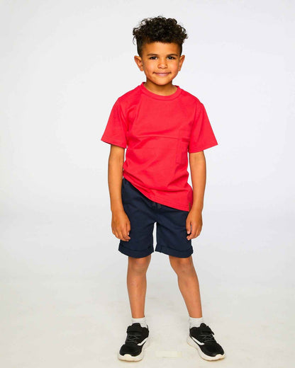 Stretch Twill Shorts Dark Blue