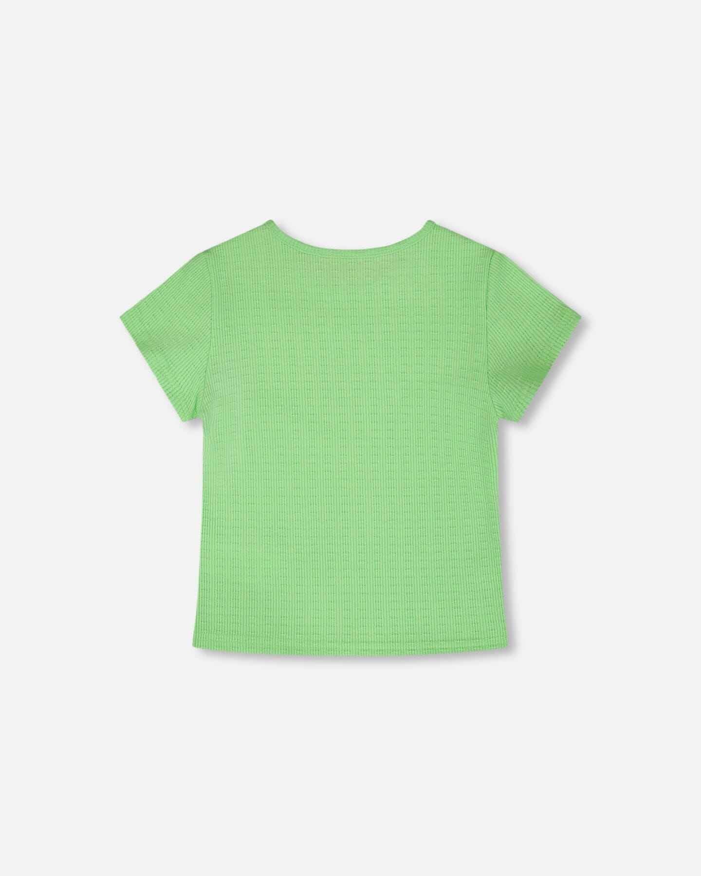 Crinkle Jersey T-Shirt Mint Green