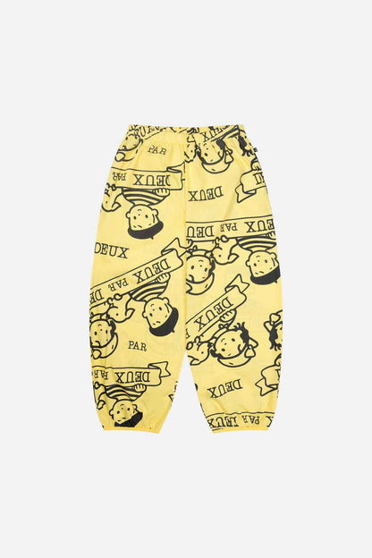 40Th Anniversary Adult Printed Poplin Pant Honey Yellow