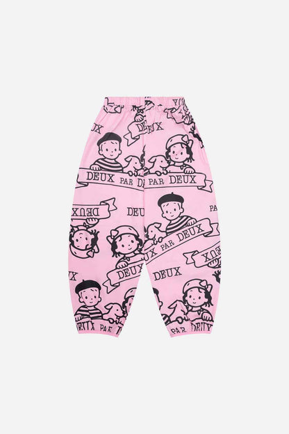 40th Anniversary Adult Printed Poplin Pant Soft Pink