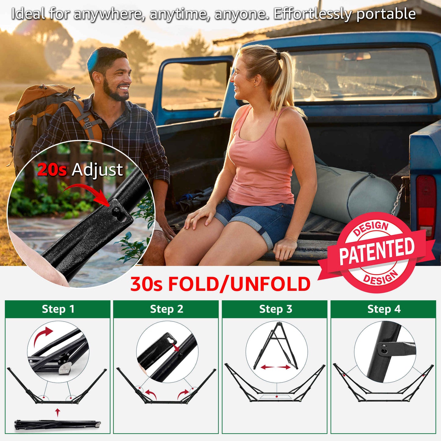Unity Canvas Hammock Stand