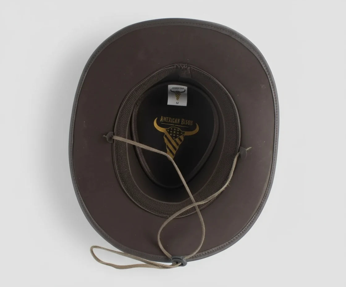 Shapeable Cowboy Hat with 12 Gauge Bullet Slice & Embellishments