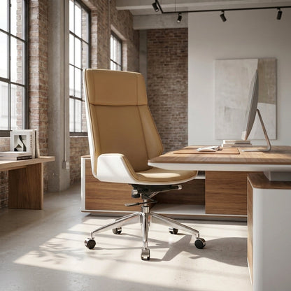 Cartagena Premium Two-Tone Leather Office Chair
