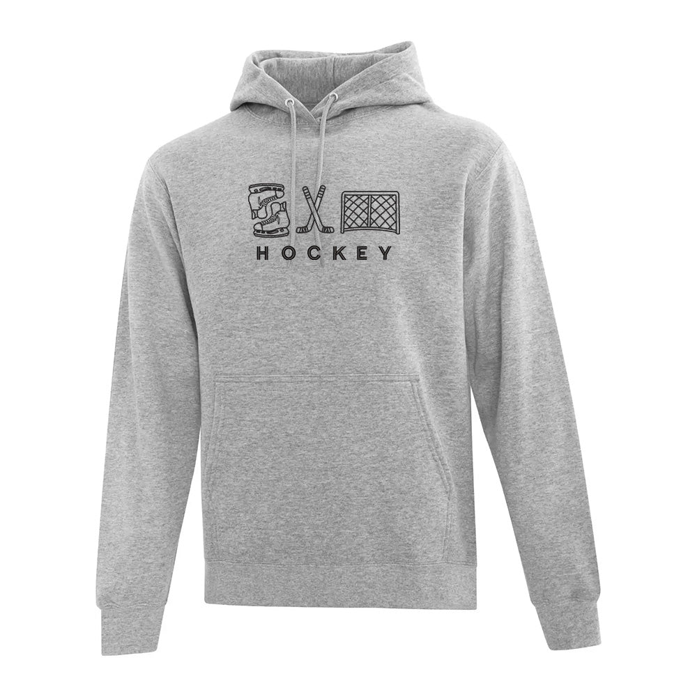 Hoodie "HOCKEY" brodé