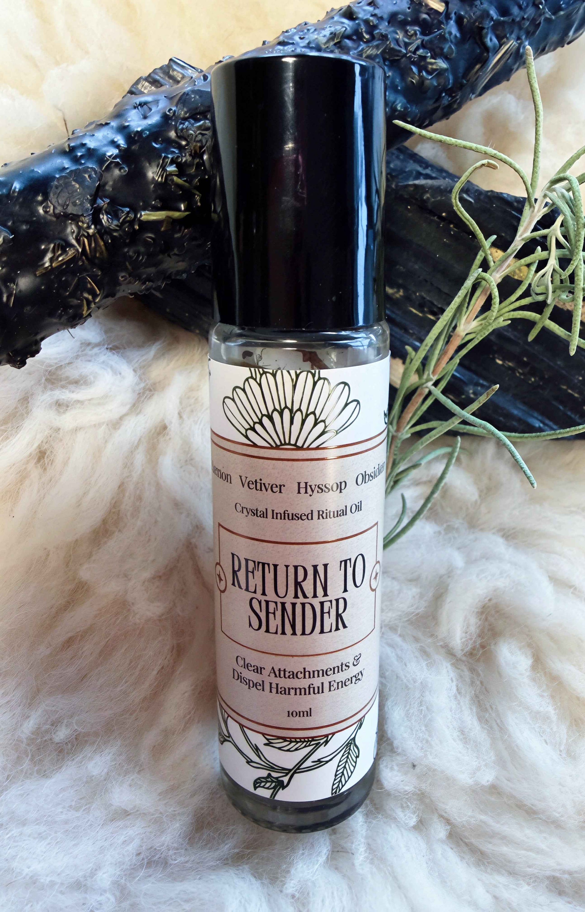 Return to Sender Crystal Infused Ritual Oil