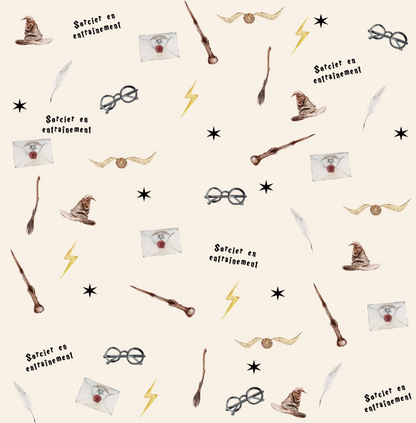 Couverture minky sorcier ⚡️ moyenne