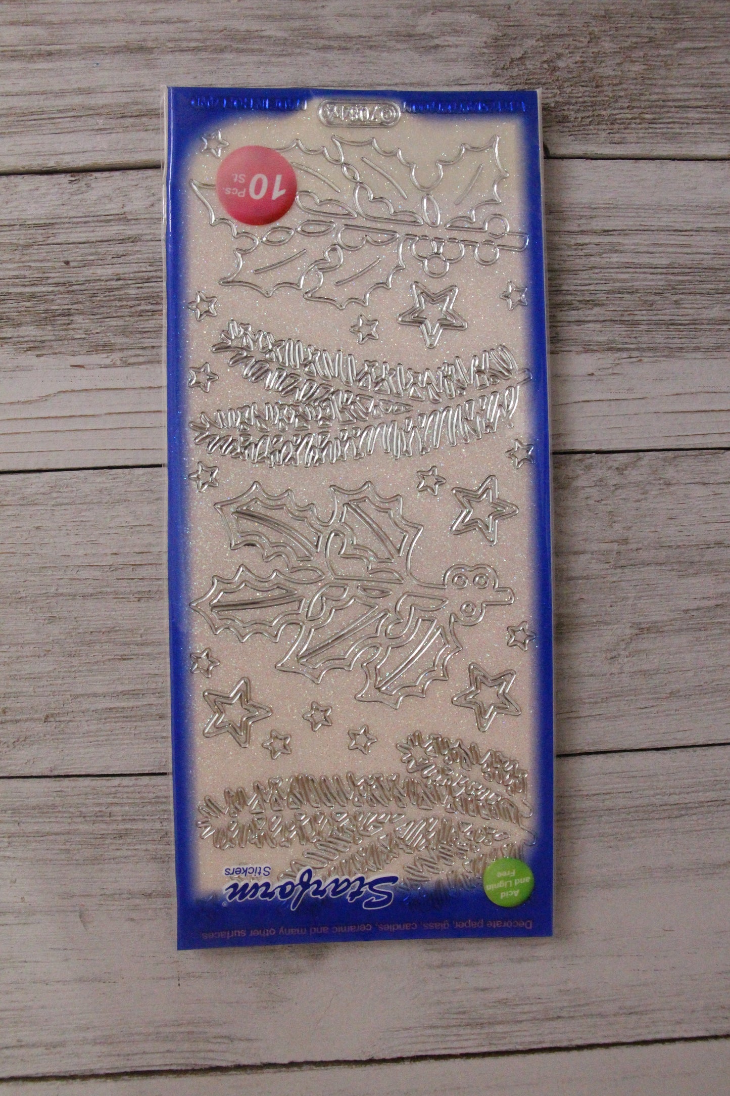Deco Stickers - Pine/Holly Branches