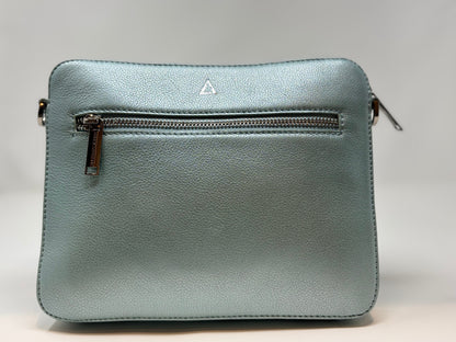 Petit sac bandoulière avec porte carte détachable bleu céleste | Kennedi