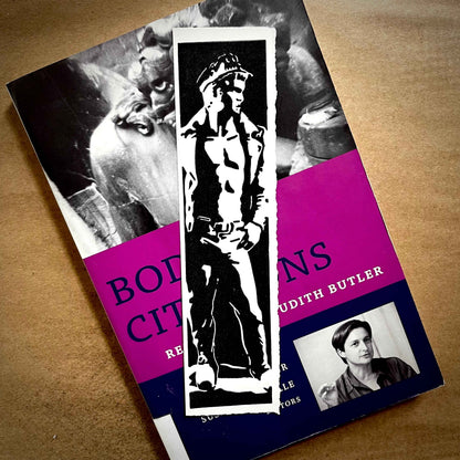 Leather David Bookmark | LINOCUT PRINT