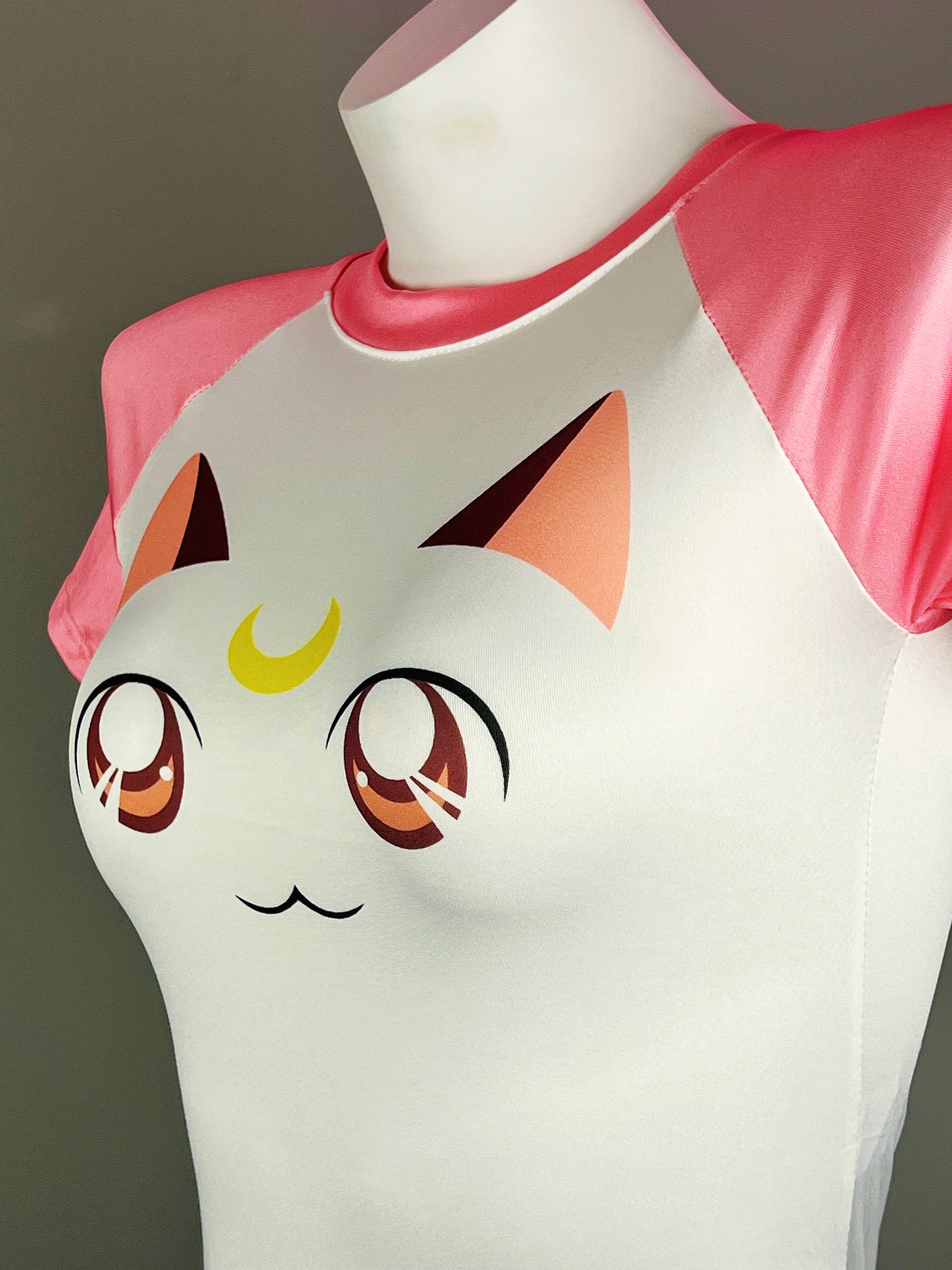 Anime Style Cosplay BodySuit Open Crotch Lingerie Costume