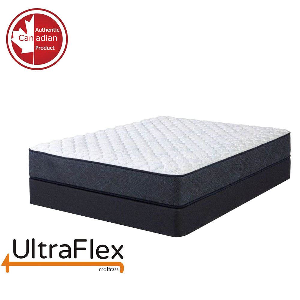 UltraFlex® RADIANCE - Hochdichter Naturschaumstoffmantel, kühlendes Gel, umweltfreundliche orthopädische Matratze mit mehreren Wirbelsäulenstützzonen (Hergestellt in Kanada) - Mit wasserdichtem Matratzenschoner.
