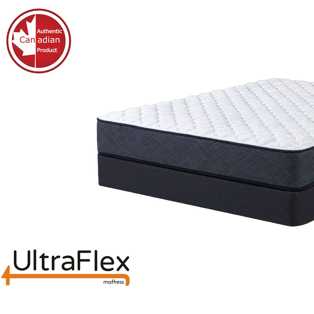 UltraFlex® RADIANCE - Hochdichter Naturschaumstoffmantel, kühlendes Gel, umweltfreundliche orthopädische Matratze mit mehreren Wirbelsäulenstützzonen (Hergestellt in Kanada) - Mit wasserdichtem Matratzenschoner.