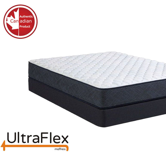 UltraFlex® RADIANCE - High-Density Natural Blend Foam Encasing, CoolTemp Cooling Gel, Eco-Friendly Orthopedic Mattress With Multiple Spinal Support Zones (Made in Canada)