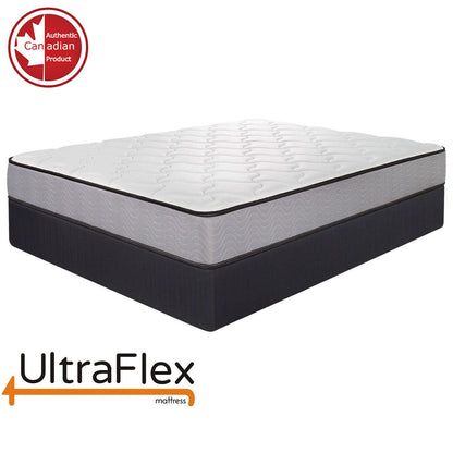 UltraFlex® PARADISE - Natural Heavy Duty Foam Blend, Low Motion Transfer, Comfort+ Cool Gel and Spinal Posture Support Eco-Friendly Mattress (Made in Canada)- With Waterproof Mattress Protector