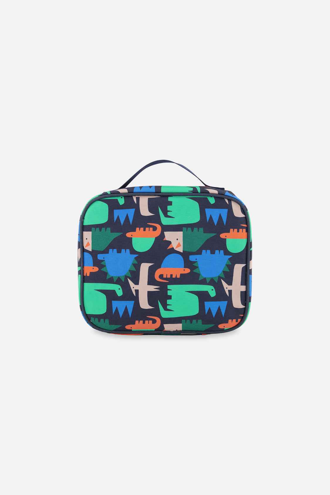 Snack Box Blue Dinosaur Print