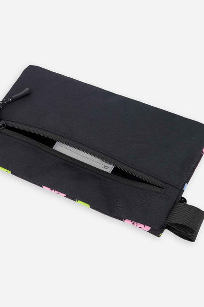 Pencil Case Black Printed Gummy Bears