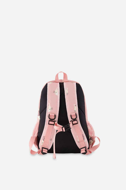 Little Kids Backpack Pink Leopard Print