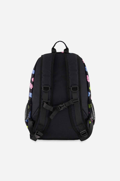 Kids Backpack Black Printed Gummy Bears
