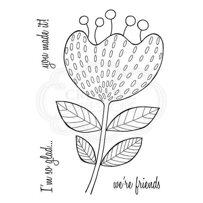 Woodware Clear Singles Bold Blooms - Katrina
