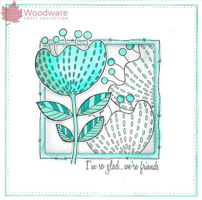 Woodware Clear Singles Bold Blooms - Katrina