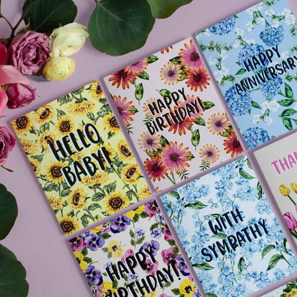 Garden Party Set  - 10 Assorted Greeting Cards